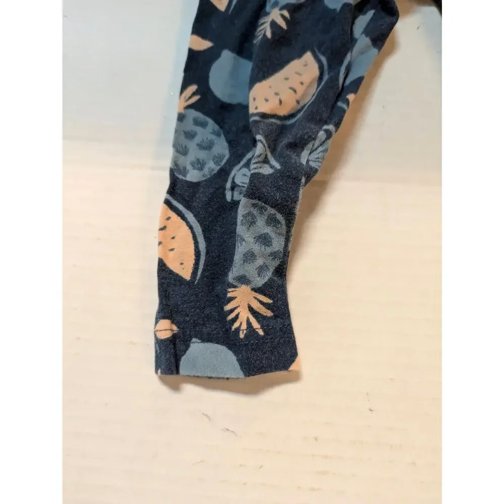 Carter's Baby Girls Teal Tropical Fruit Print Knit Leggings Pants 18 Months NWT